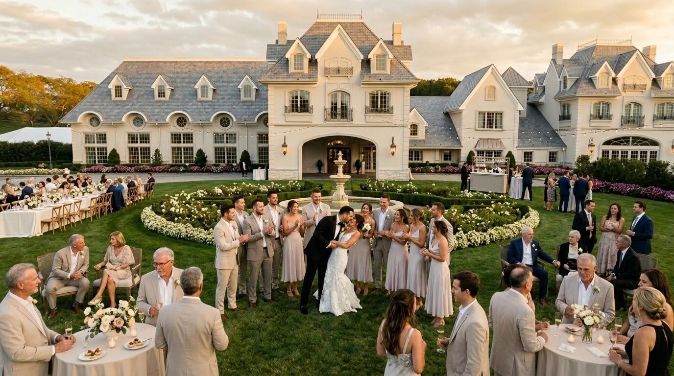 Wedding in Park Chateau Estate & Gardens (East Brunswick)